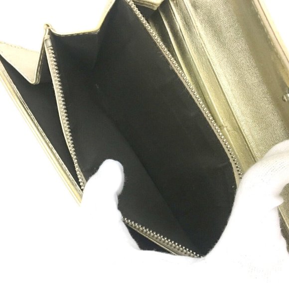 Christian Dior CD Logo Leather Long Bifold Wallet - Picture 7 of 8